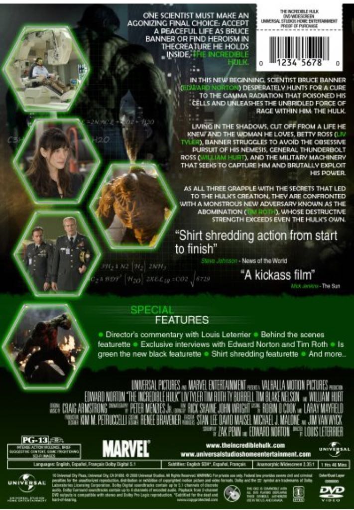 The Incredible Hulk Digital Copy movie collectible - Main Image 2