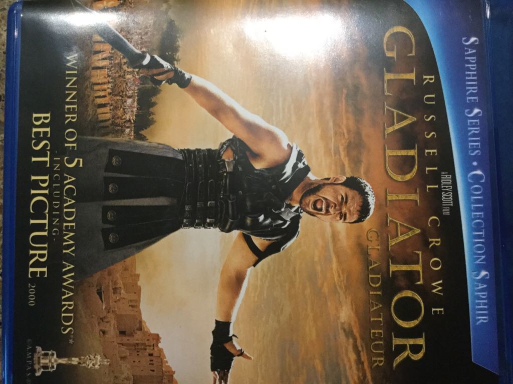 Gladiator Blu-ray movie collectible [Barcode 032429259370] - Main Image 1