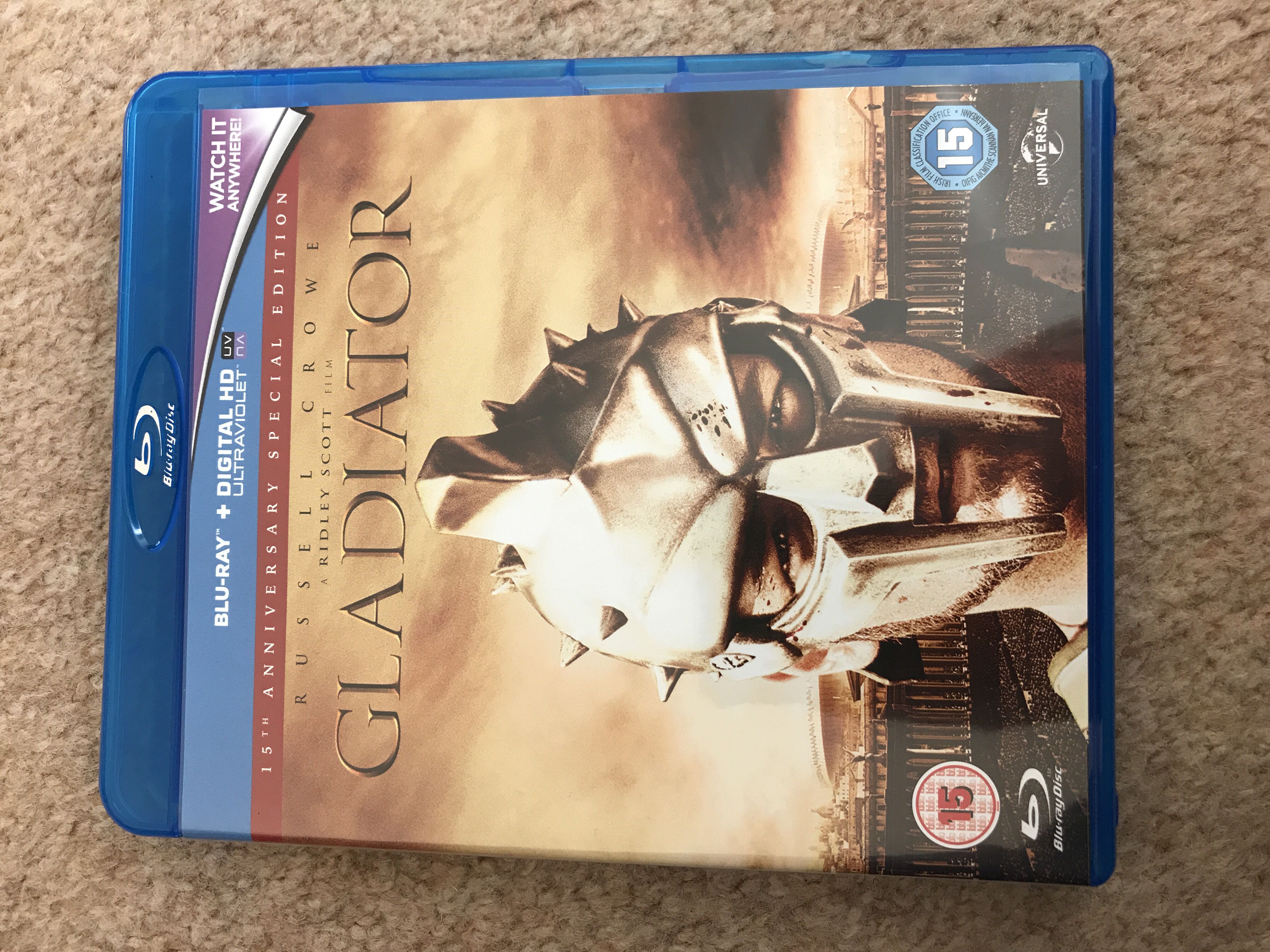 Gladiator 15th Anniversary Edition Blu-ray movie collectible [Barcode 5053083038816] - Main Image 2