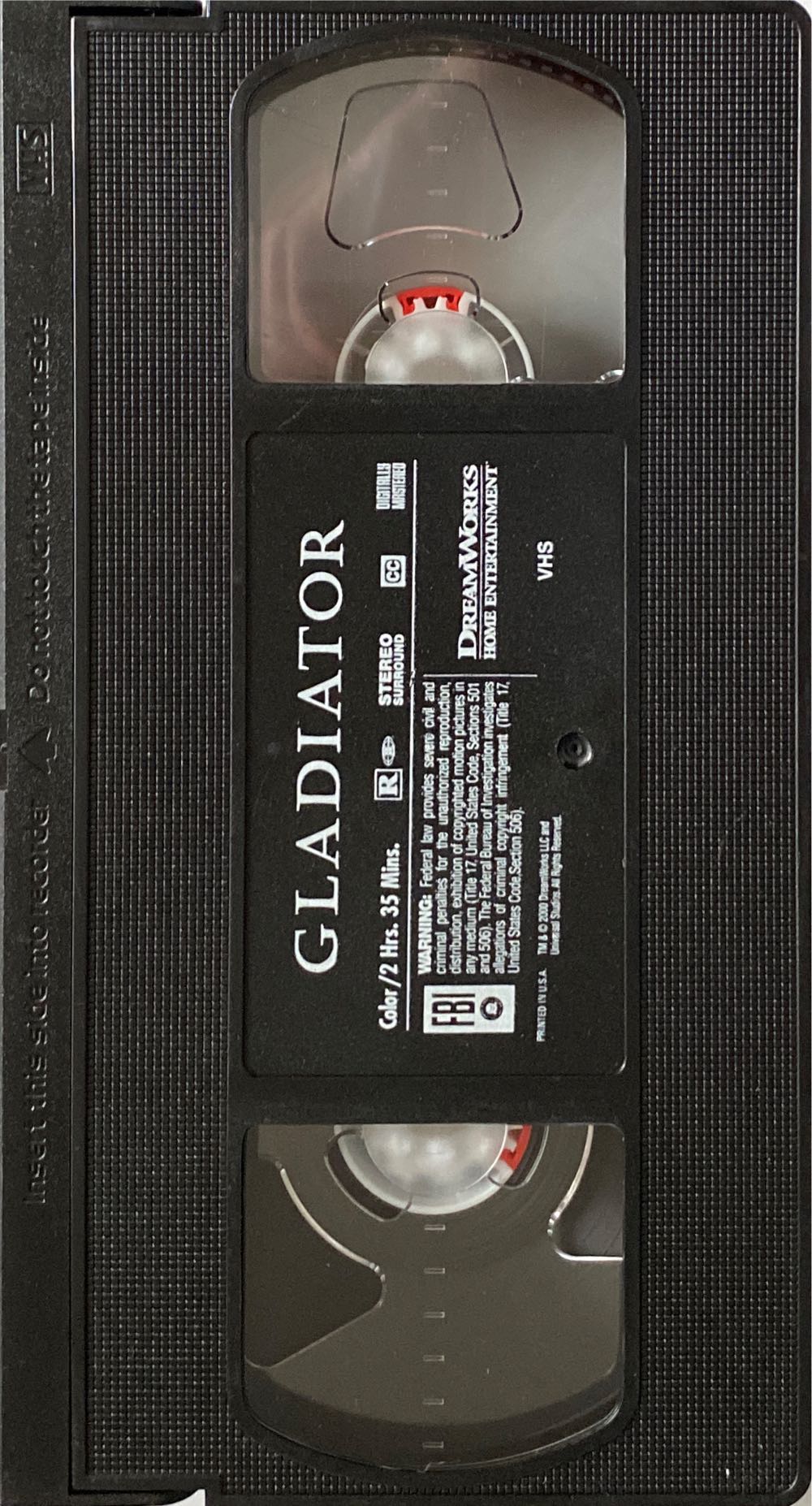 Gladiator VHS movie collectible [Barcode 667068602630] - Main Image 3