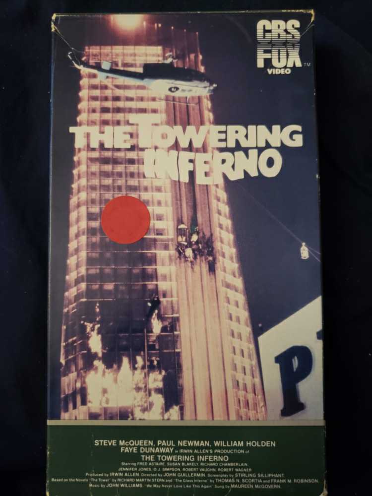 The Towering Inferno VHS movie collectible [Barcode 086162107139] - Main Image 3