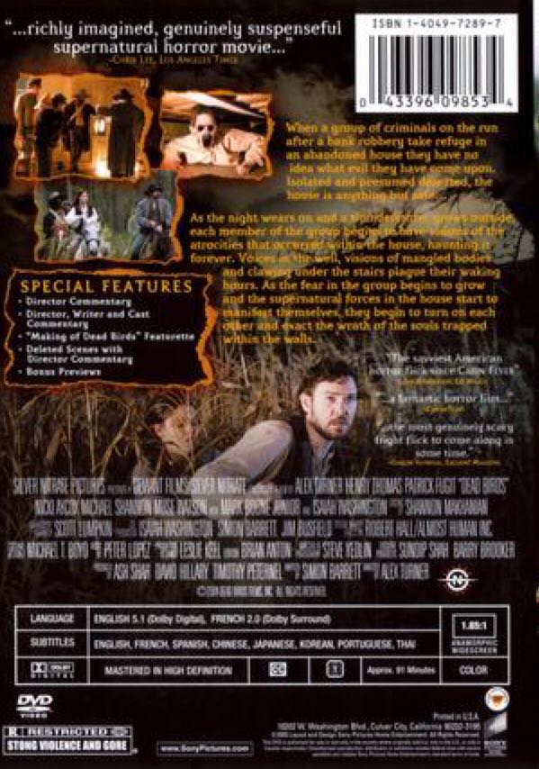 Dead Birds DVD movie collectible [Barcode 5035822893139] - Main Image 2