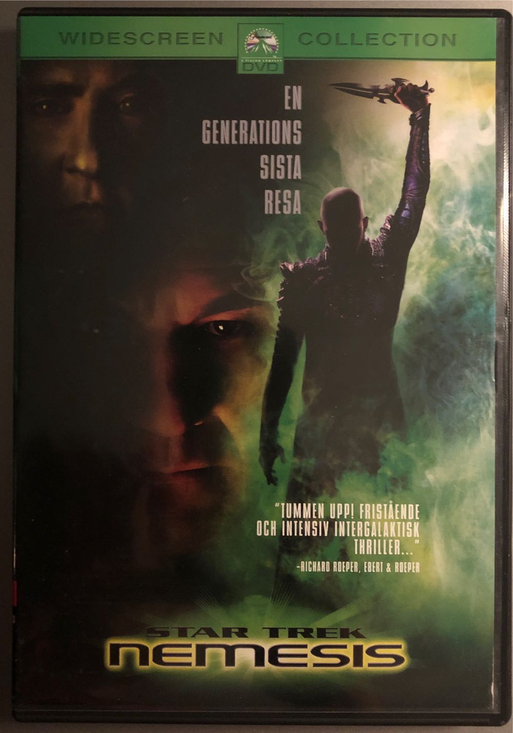 Star Trek 10: Nemesis DVD movie collectible [Barcode 7332431008793] - Main Image 3