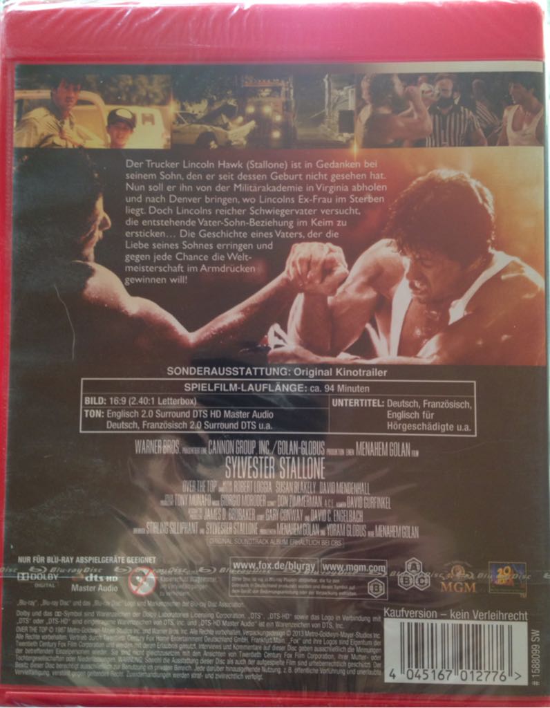 Over the Top Blu-ray movie collectible [Barcode 4045167012776] - Main Image 2