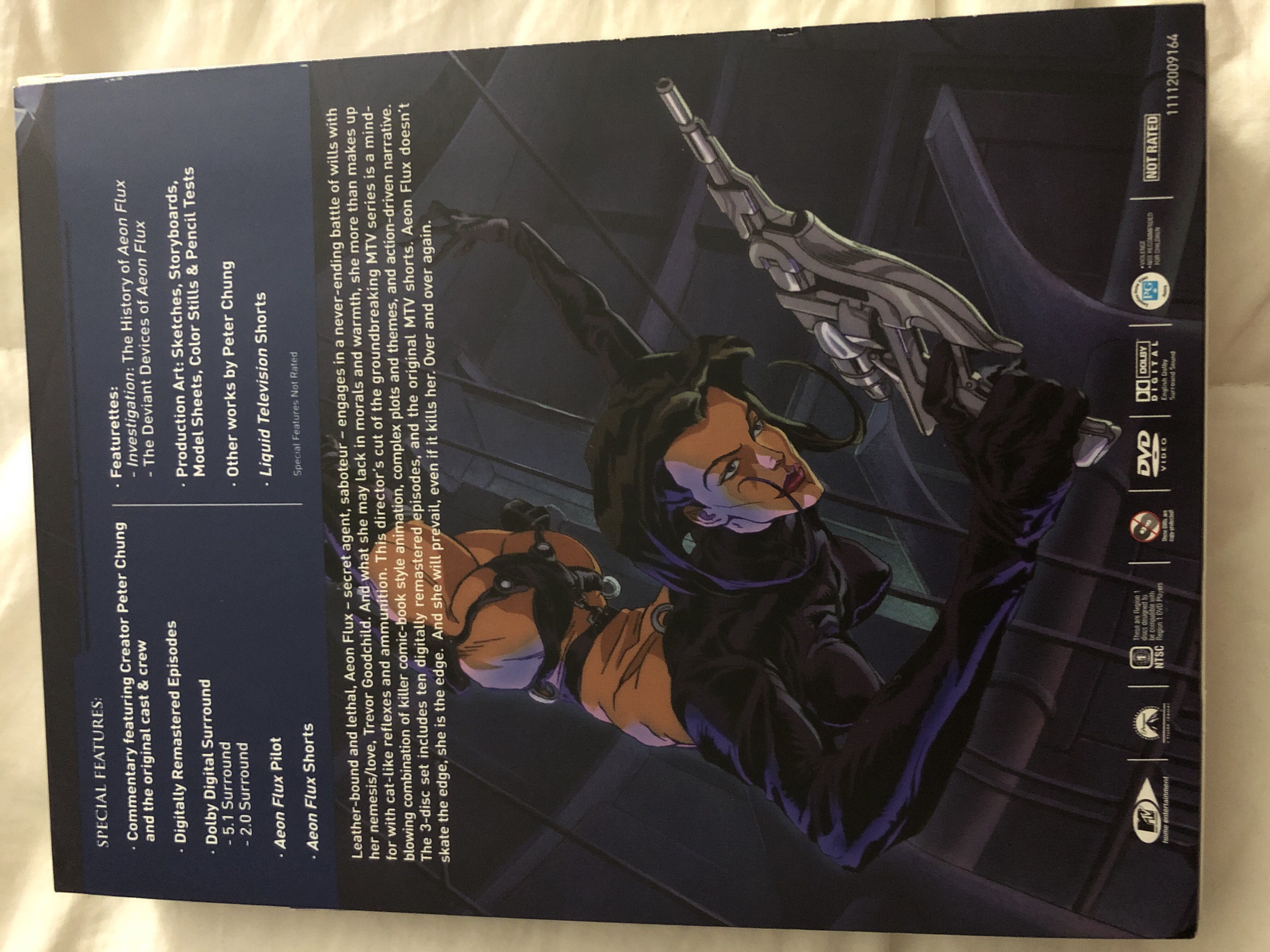 Aeon Flux: The Complete Animated Collection DVD movie collectible [Barcode 097368881853] - Main Image 2