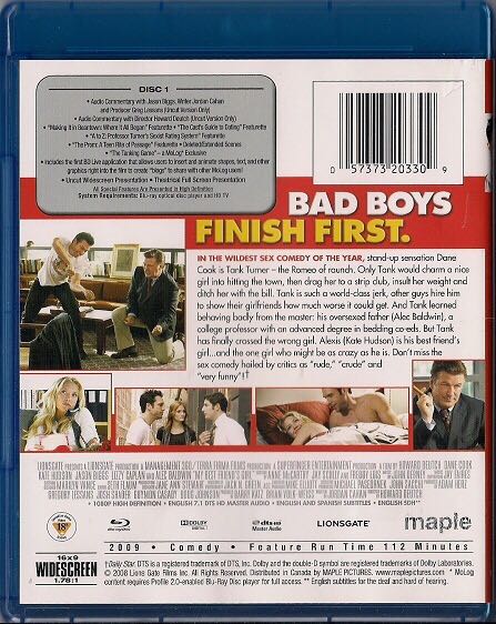 My Best Friend’s Girl Blu-ray movie collectible [Barcode 057373203309] - Main Image 2