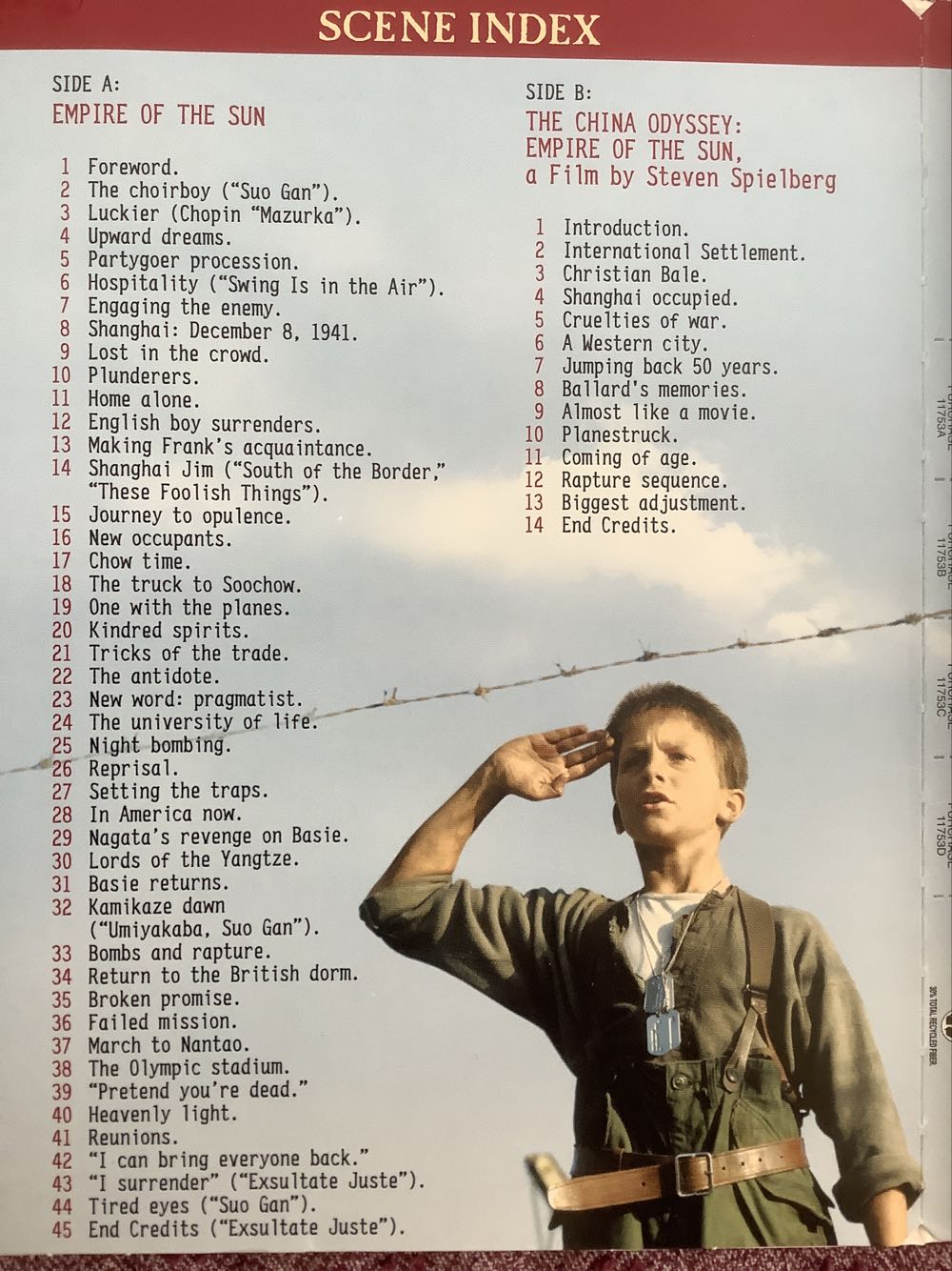 Empire of the Sun DVD movie collectible [Barcode 085391175322] - Main Image 3