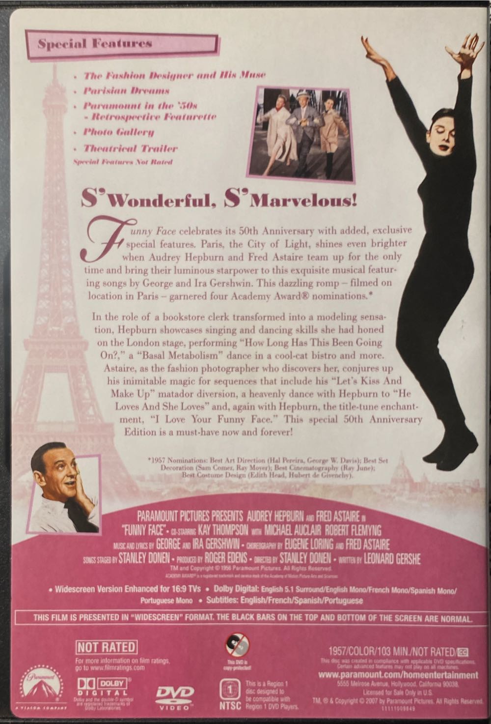 Funny Face, 0044 DVD movie collectible [Barcode 032429262646] - Main Image 4