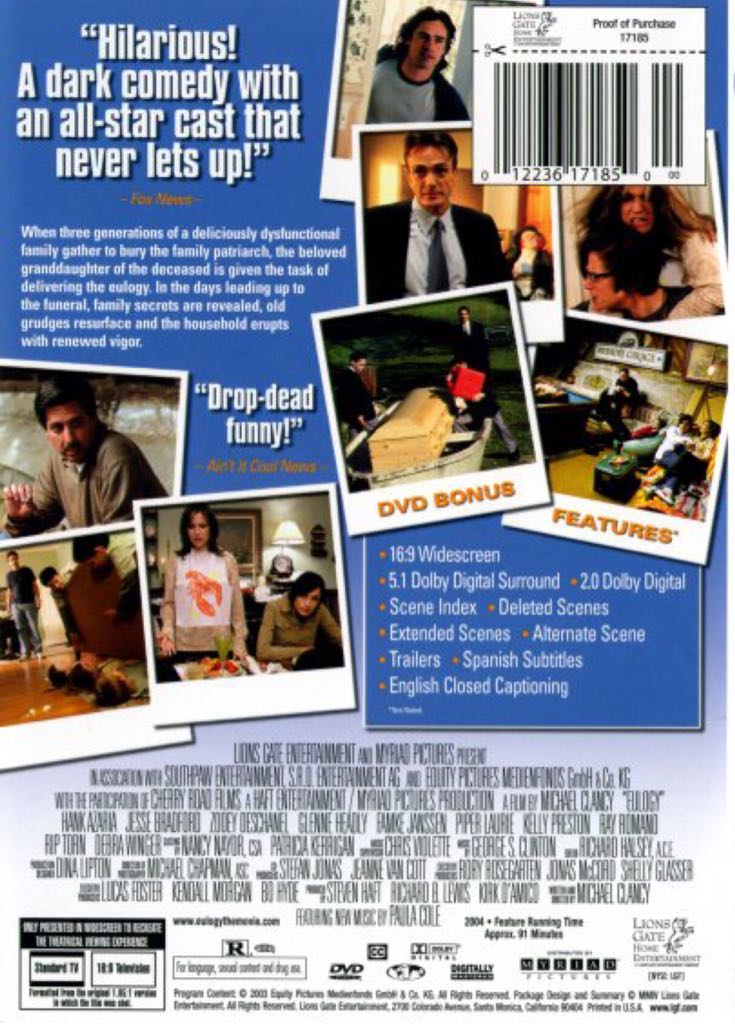 Eulogy DVD-R movie collectible - Main Image 2