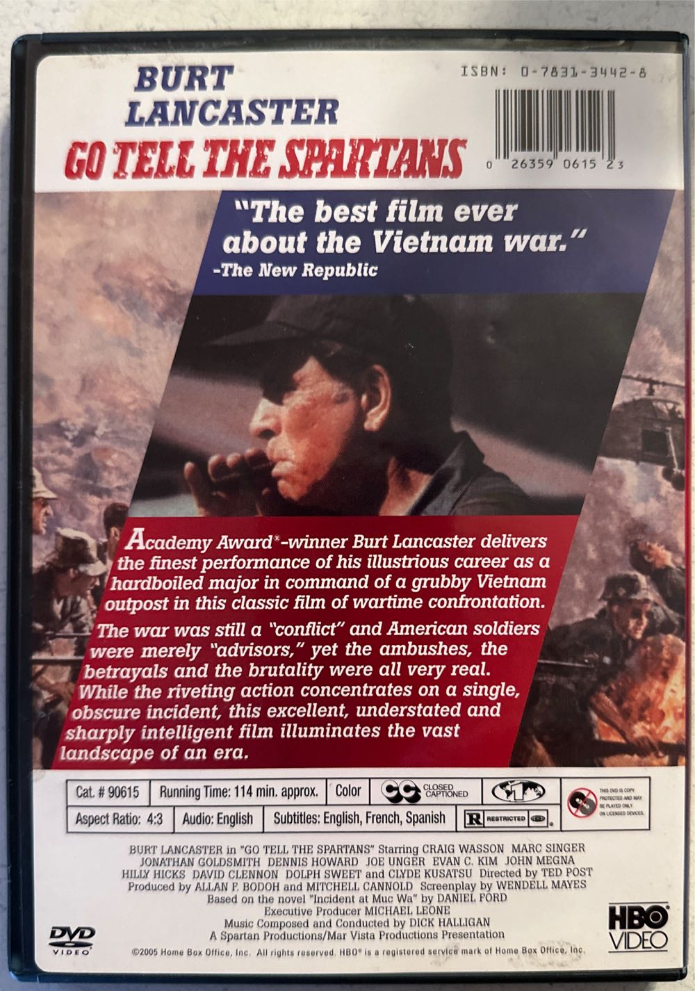 Go Tell the Spartans DVD movie collectible [Barcode 026359061523] - Main Image 3