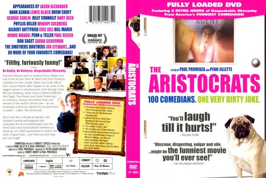 The Aristocrats DVD movie collectible [Barcode 821575540759] - Main Image 3