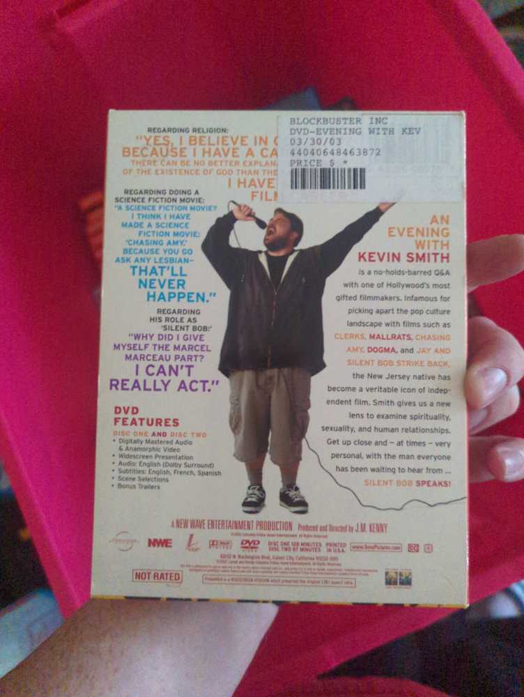 Kevin Smith - An Evening With Kevin Smith DVD movie collectible [Barcode 5035822385238] - Main Image 2