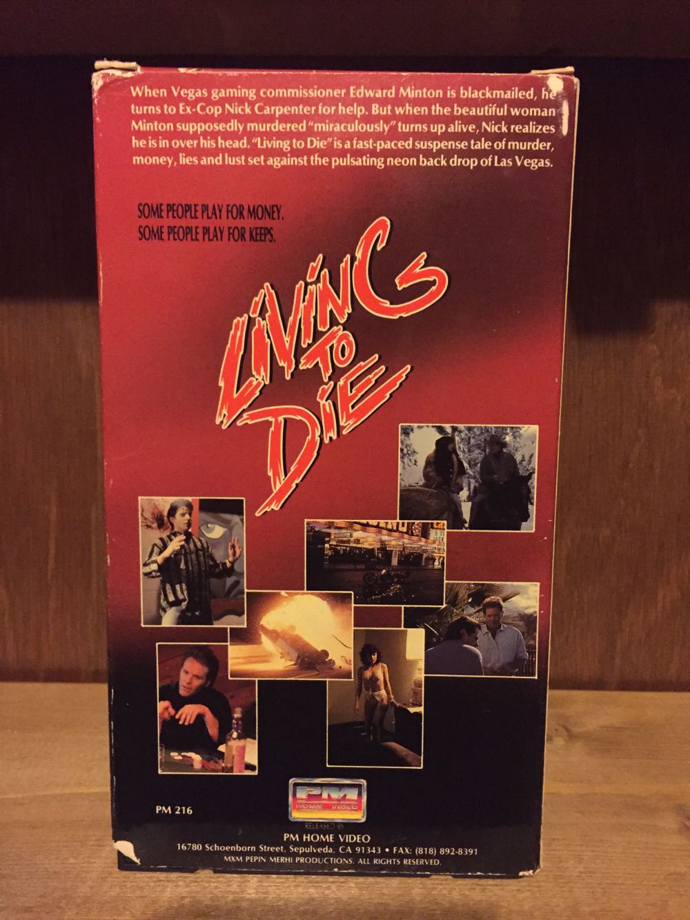 Living to Die DVD movie collectible [Barcode 05213924] - Main Image 2