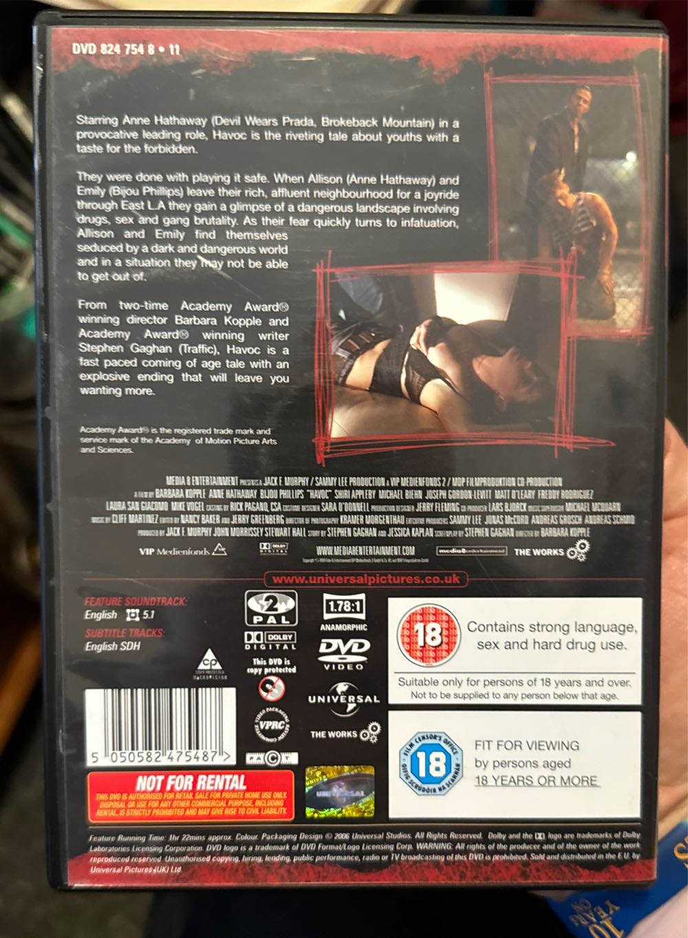 Havoc DVD movie collectible [Barcode 5050582475487] - Main Image 2