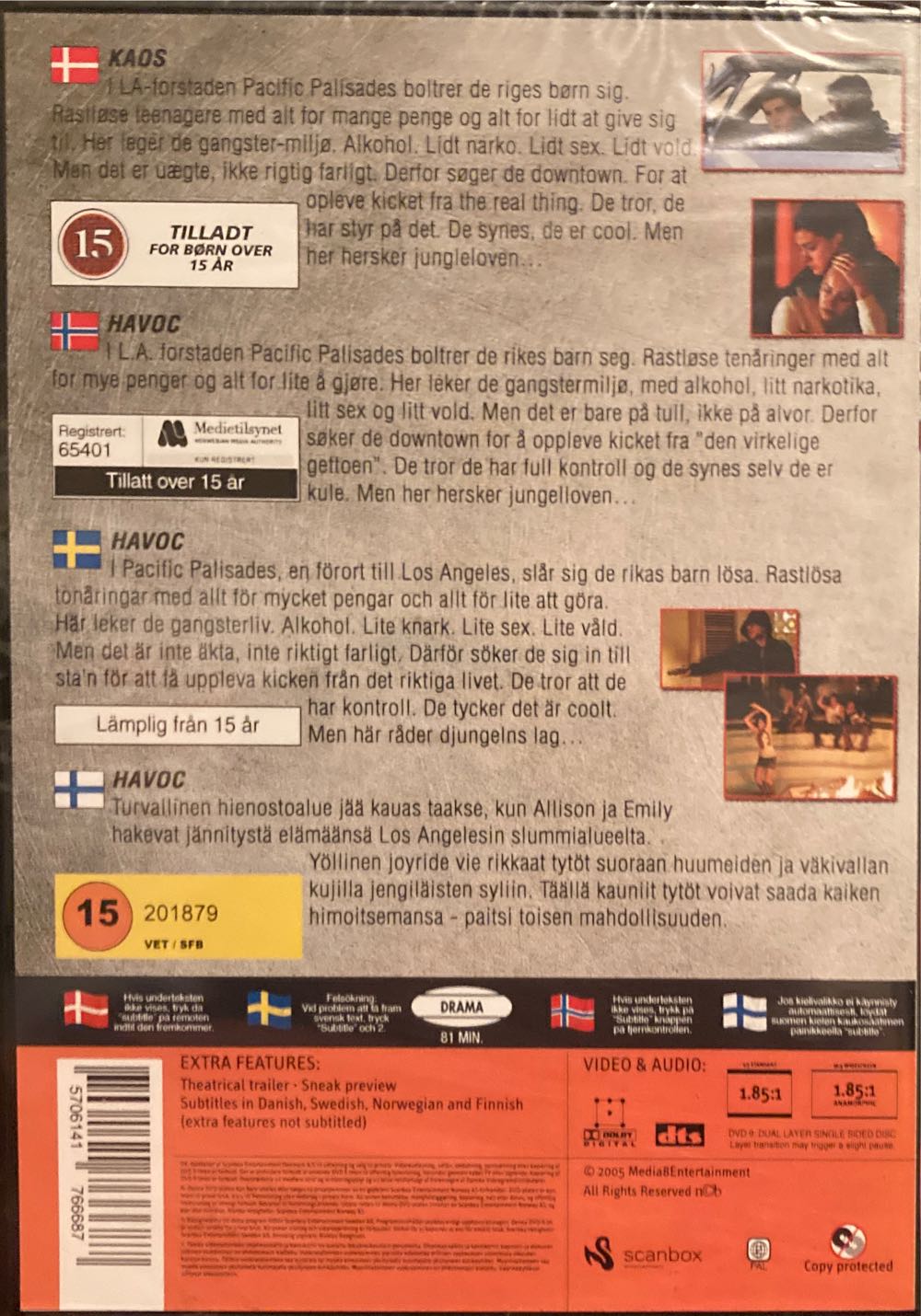 Havoc DVD movie collectible [Barcode 5706141766687] - Main Image 2