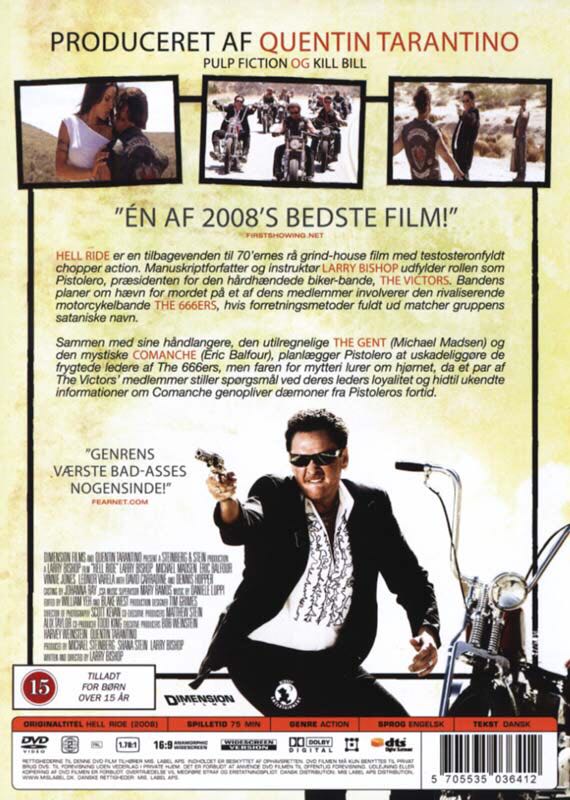 Hell Ride Blu-ray movie collectible [Barcode 5705535036412] - Main Image 2