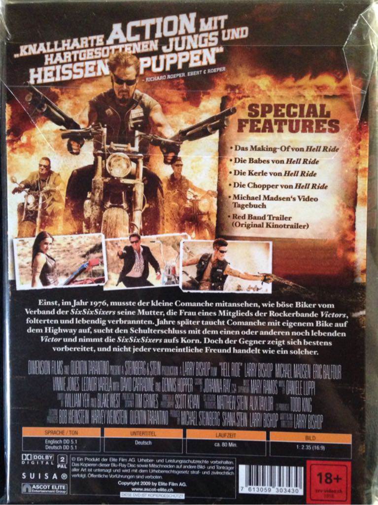 Hell Ride DVD movie collectible [Barcode 7613059303430] - Main Image 2
