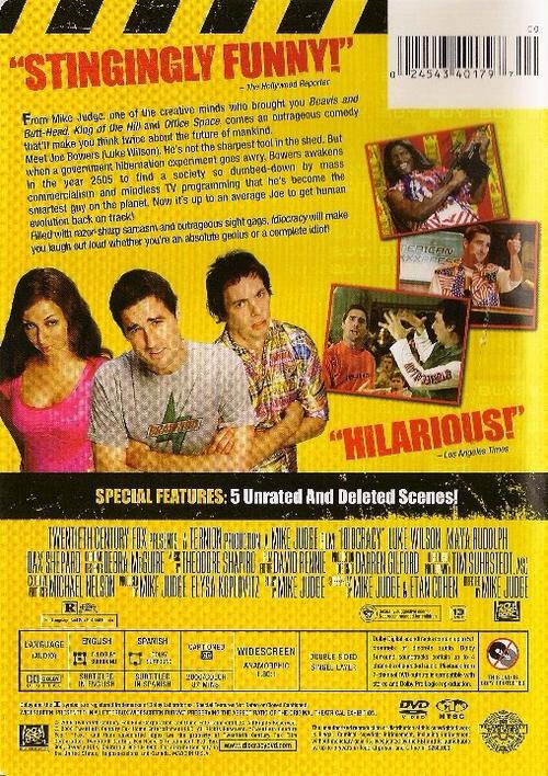 Idiocracy DVD movie collectible [Barcode 024543401797] - Main Image 2