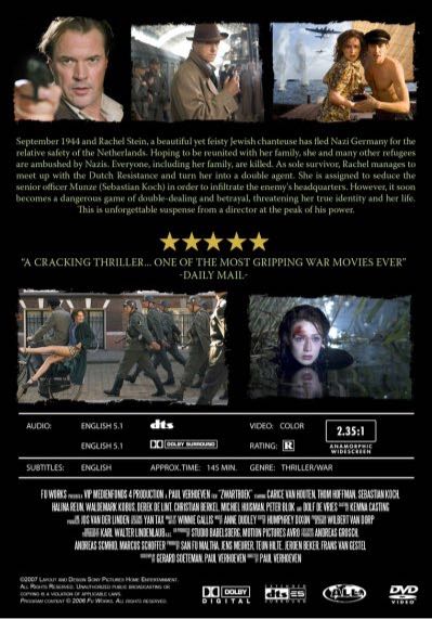 Black Book Blu-ray movie collectible [Barcode 043396214880] - Main Image 2