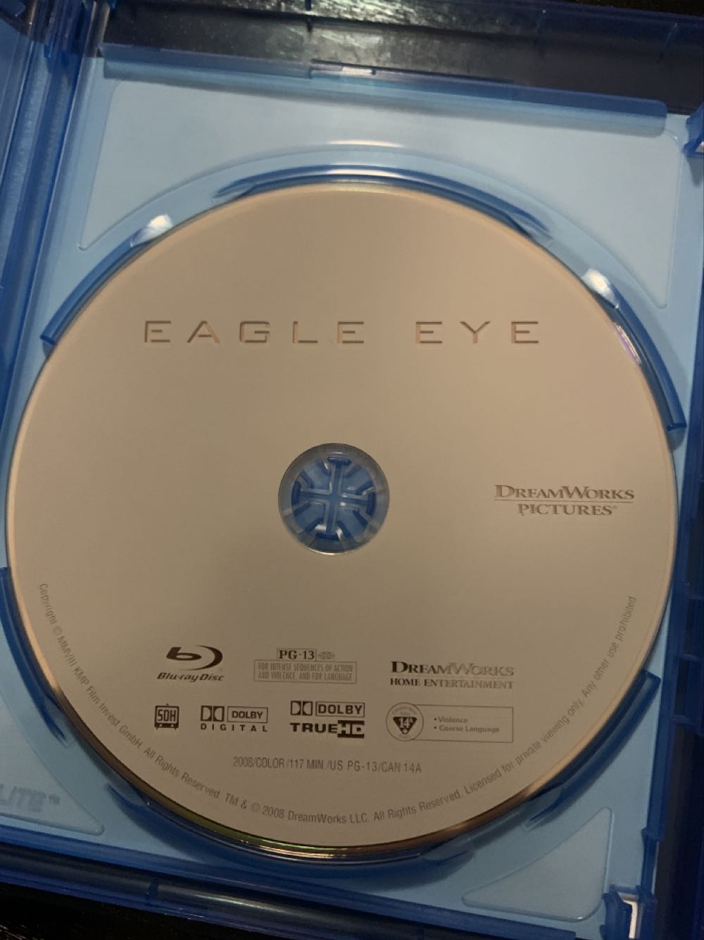 Eagle Eye Blu-ray movie collectible [Barcode 097361401249] - Main Image 3