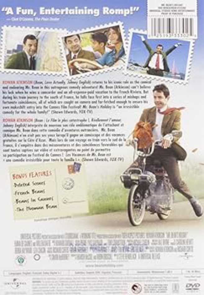 Mr Bean’s Holiday DIVX movie collectible [Barcode 5050582487077] - Main Image 4