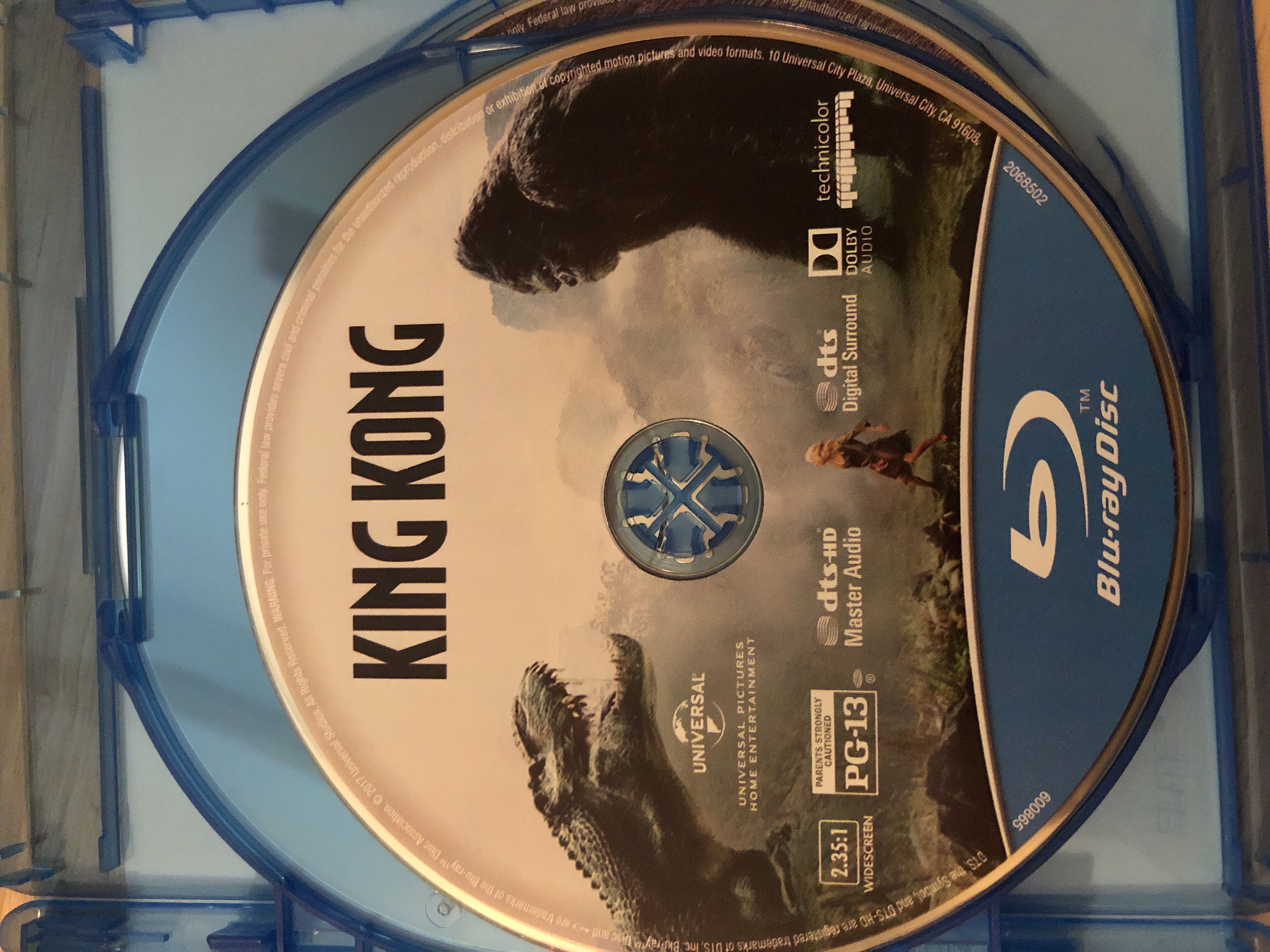 King Kong Blu-ray movie collectible [Barcode 191329002926] - Main Image 3