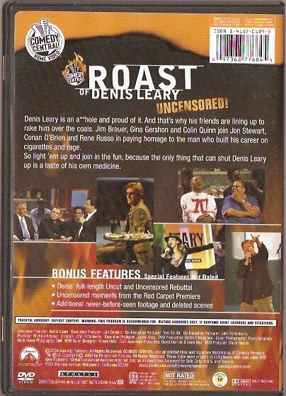Comedy Central Roast of Denis Leary DVD movie collectible [Barcode 097368776845] - Main Image 2