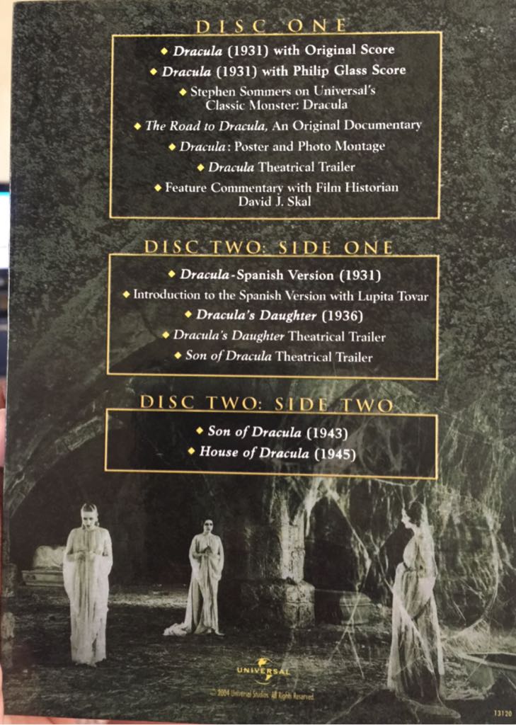 *Universal Legacy Collection Dracula: Son Of Dracula  DVD movie collectible [Barcode 5050582272024] - Main Image 2