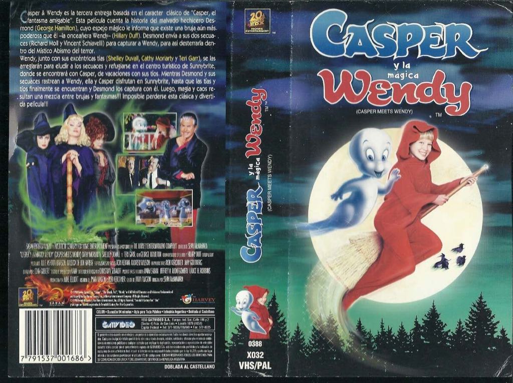 Casper Meets Wendy VHS movie collectible [Barcode 024543022916] - Main Image 2