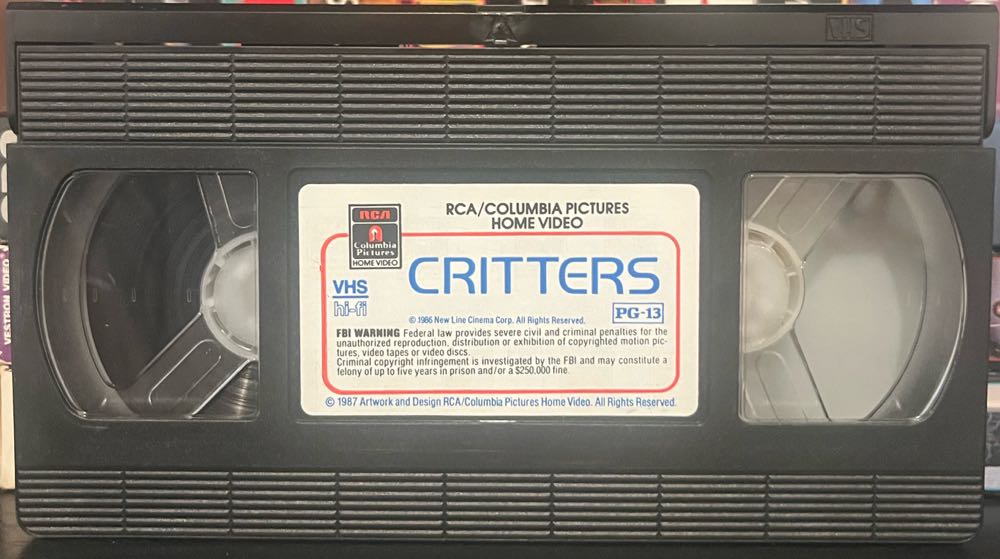 Critters VHS movie collectible [Barcode 043396626669] - Main Image 4