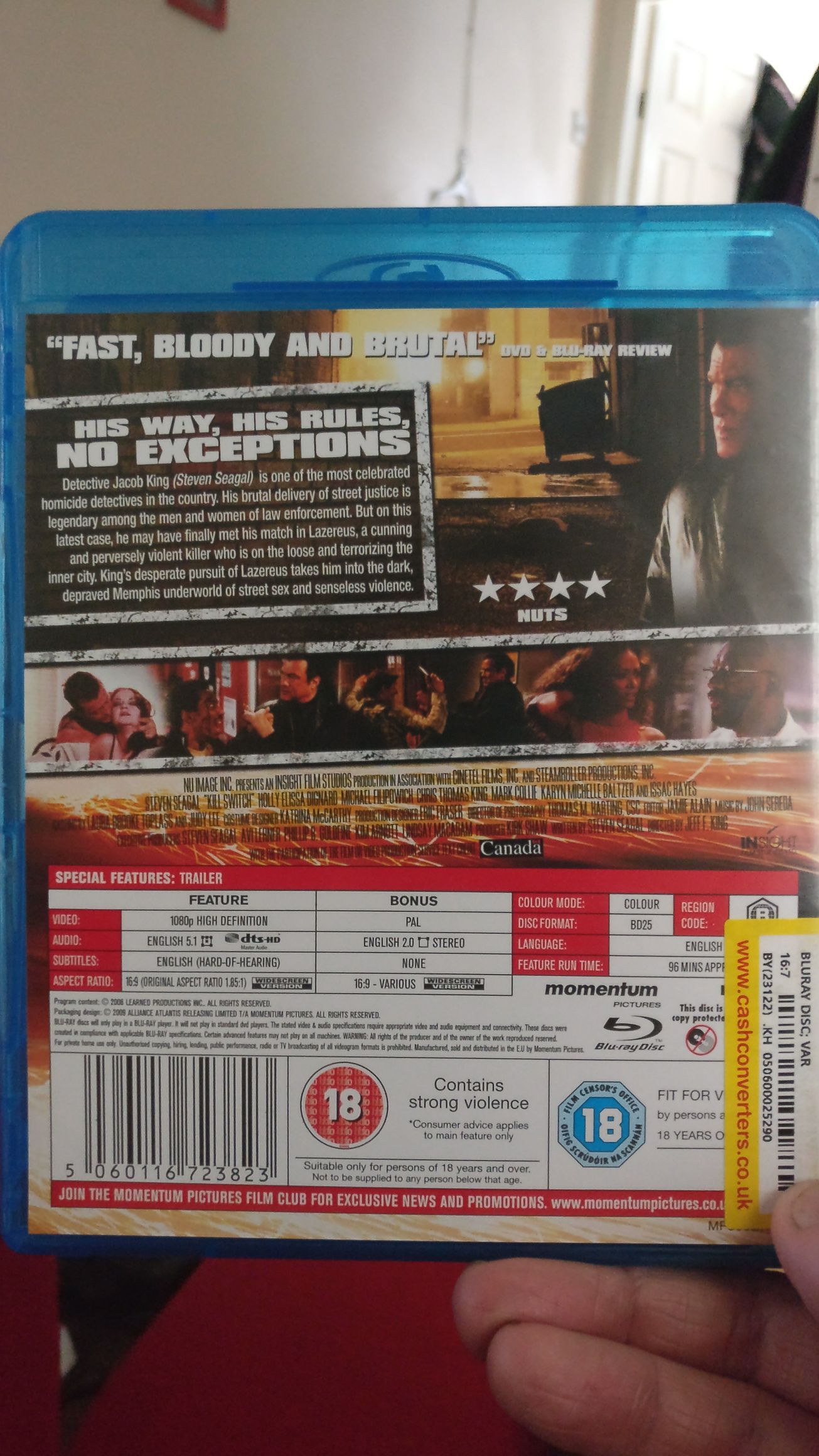 Kill Switch Blu-ray movie collectible [Barcode 5060116723823] - Main Image 2