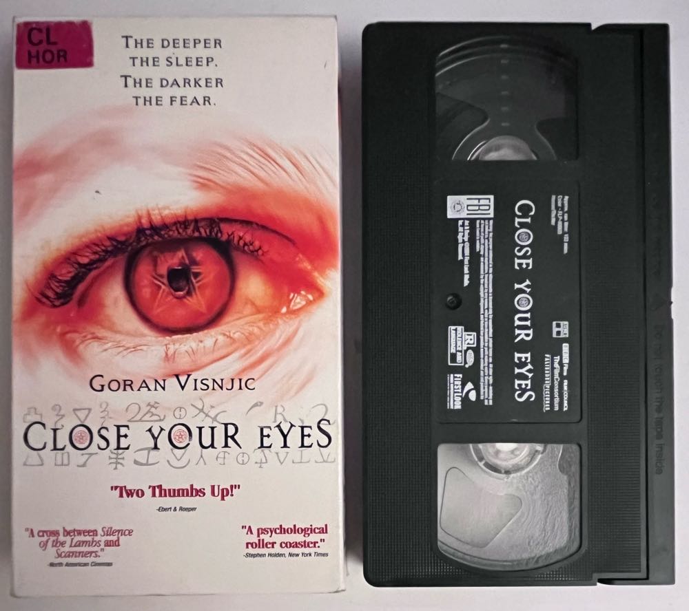 Close Your Eyes DVD movie collectible [Barcode 0687797999092] - Main Image 2
