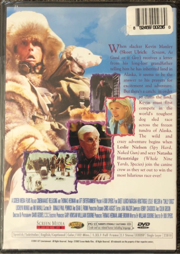 CHILLY DOGS DVD movie collectible [Barcode 852459002360] - Main Image 2