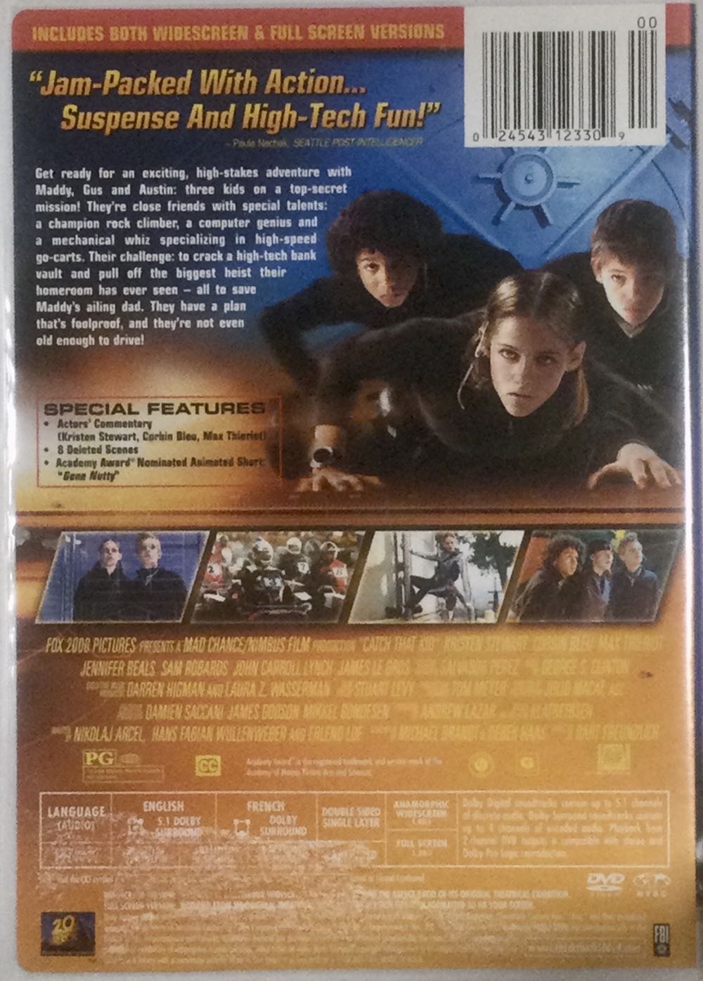 Catch That Kid DVD movie collectible [Barcode 024543123309] - Main Image 2