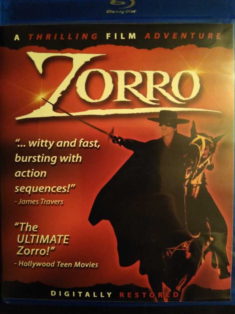 Zorro - 1975 Blu-ray movie collectible [Barcode 880934122227] - Main Image 3