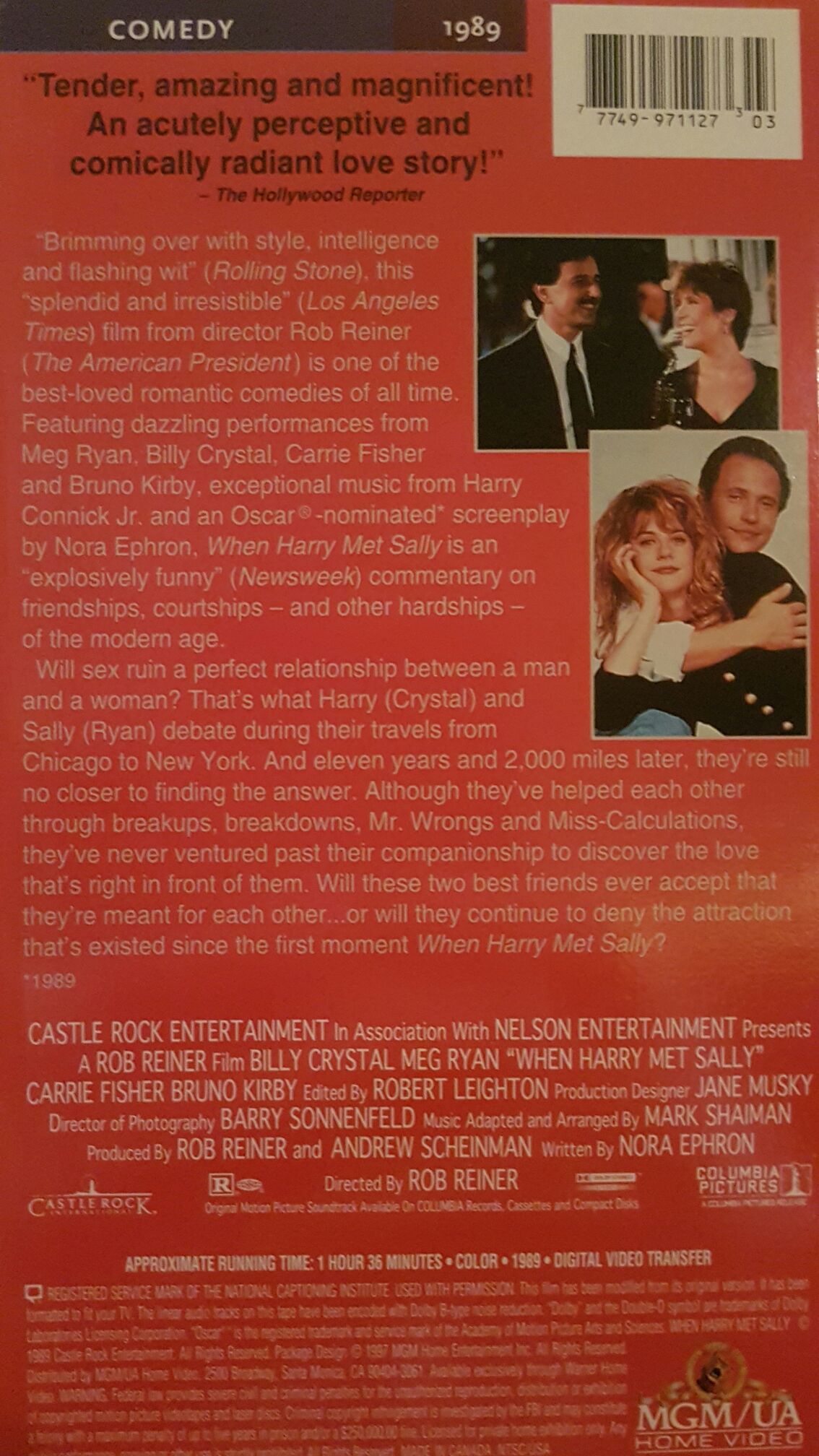 When Harry Met Sally... VHS movie collectible [Barcode 044008394235] - Main Image 2