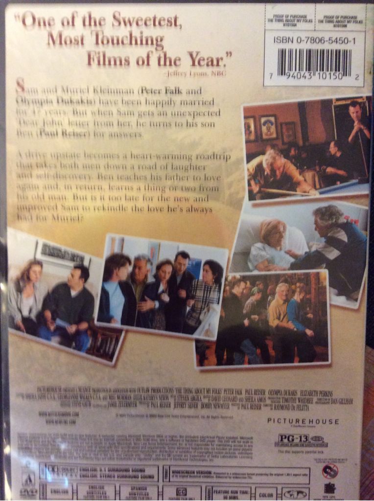 Thing About My Folks, The DVD movie collectible [Barcode 065935221364] - Main Image 2