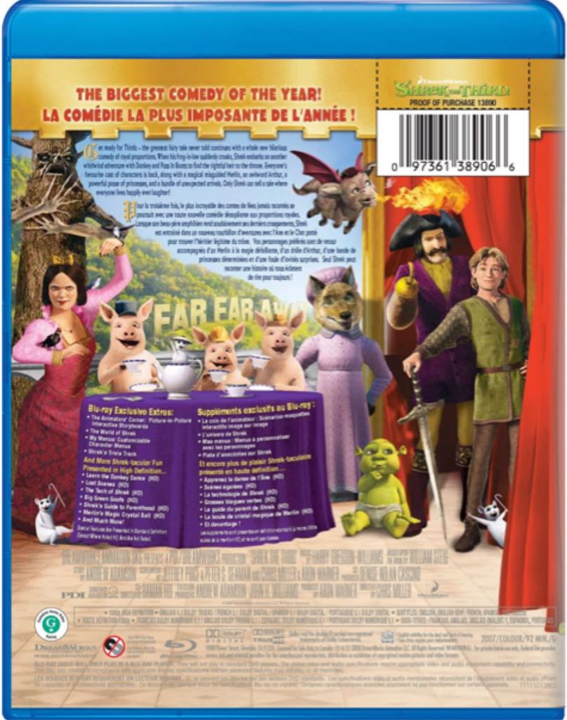 Shrek 3 Digital Copy movie collectible [Barcode 3606323173086] - Main Image 2