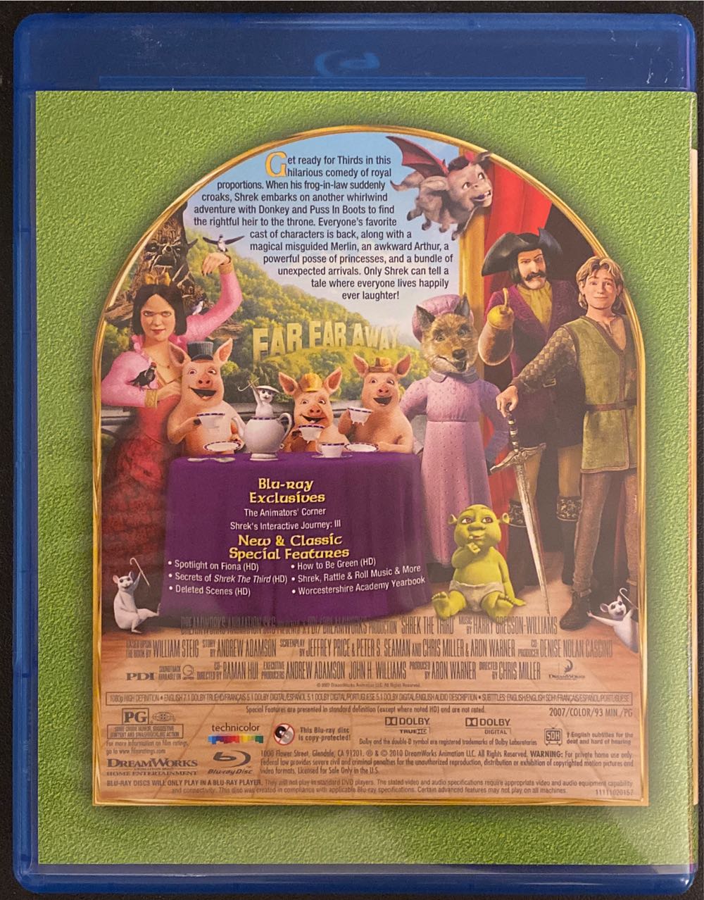 Shrek 3 - 3D Blu-ray movie collectible [Barcode 4047552250633] - Main Image 2