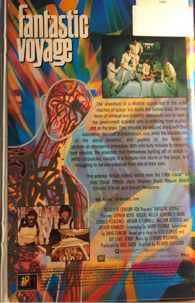 Fantastic Voyage Digital Copy movie collectible [Barcode 5027522010602] - Main Image 2