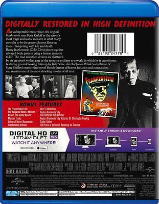 Frankenstein By Boris Karloff Blu-ray movie collectible [Barcode 025192247781] - Main Image 2