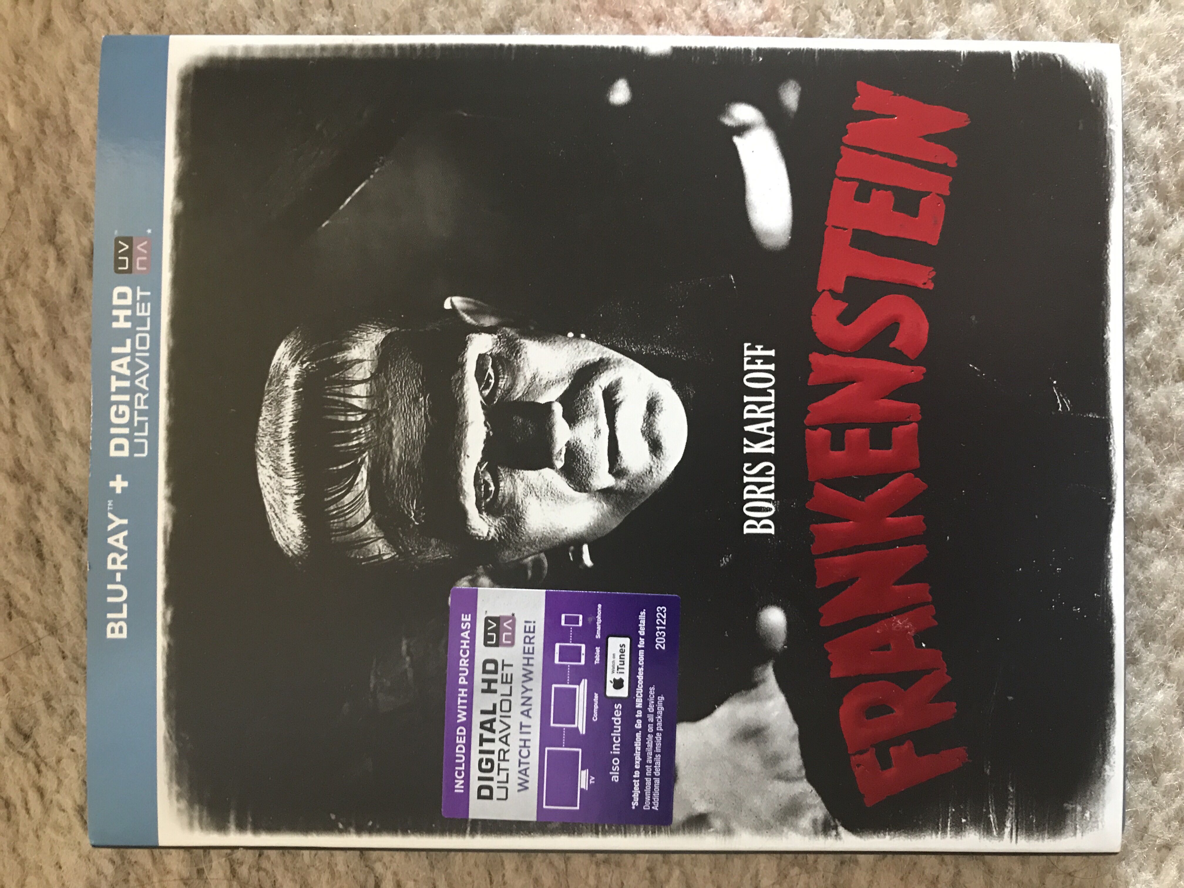 Frankenstein By Boris Karloff Blu-ray movie collectible [Barcode 025192247781] - Main Image 3