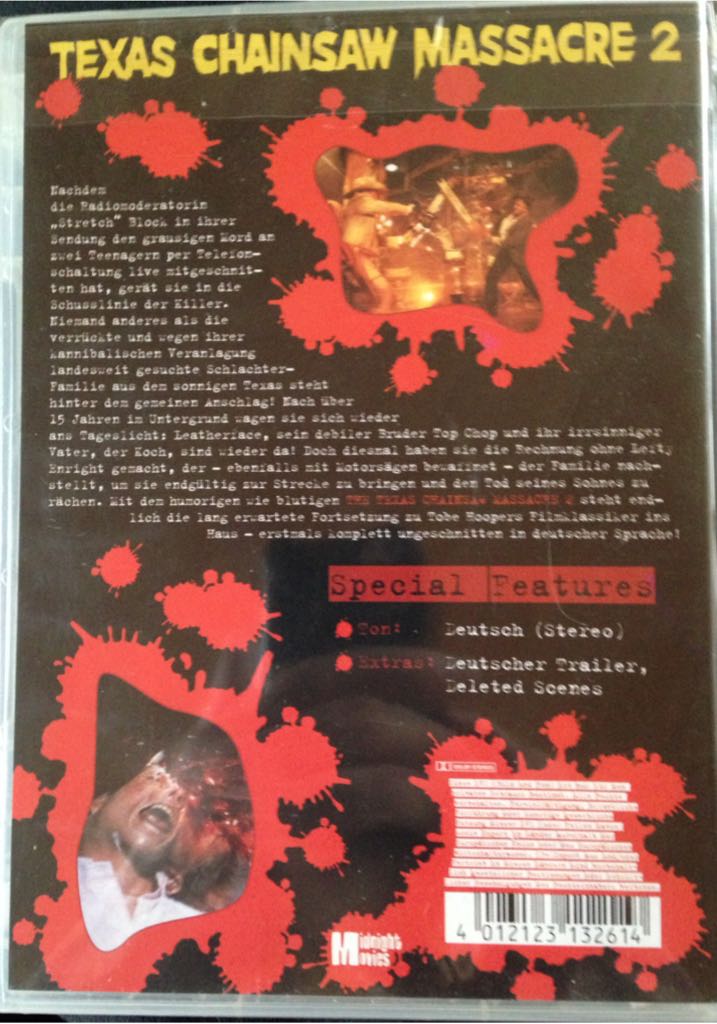 The Texas Chainsaw Massacre 2 DVD movie collectible - Main Image 2