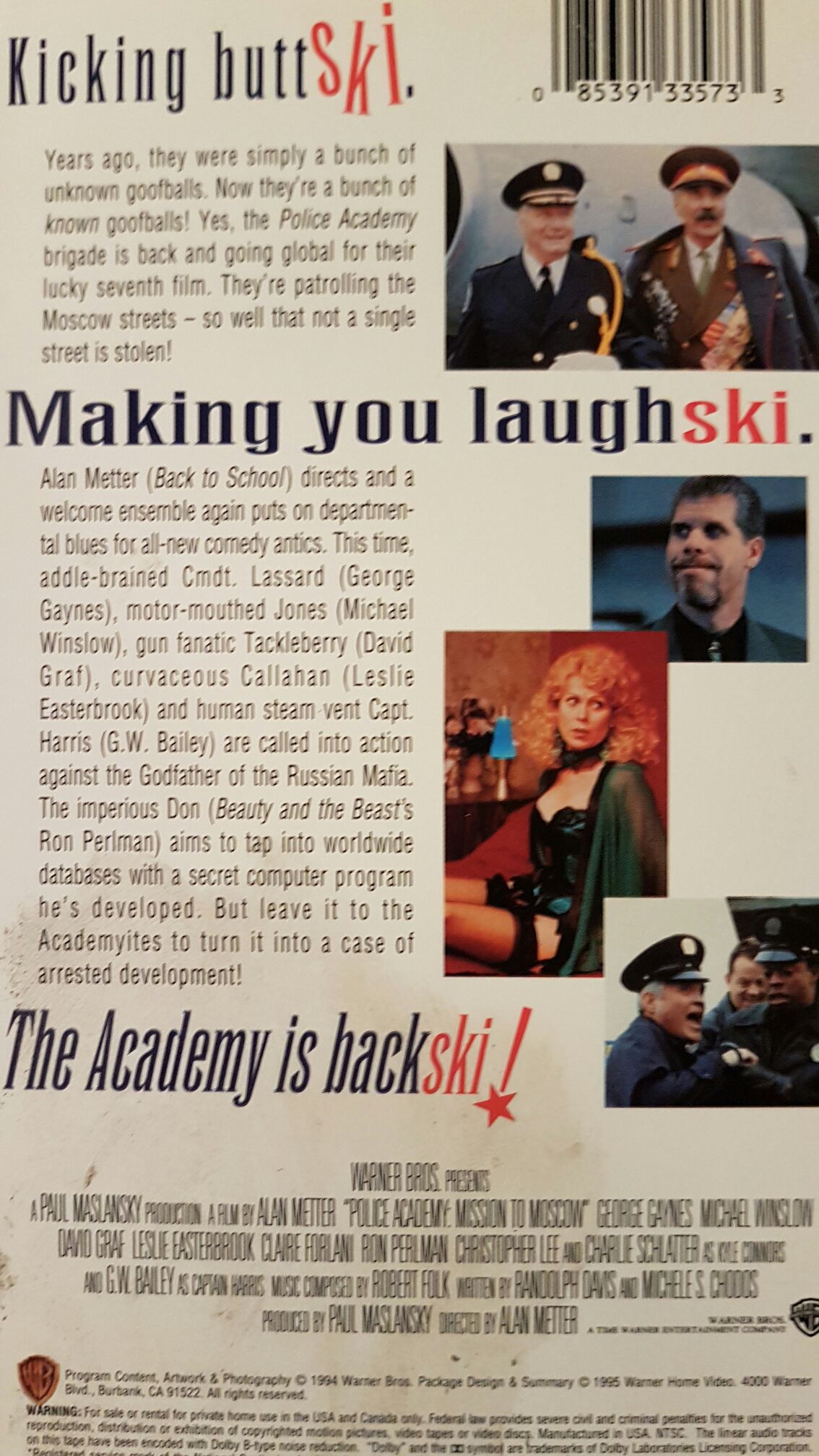 Police Academy 7 :Mission To Moscow Blu-ray movie collectible [Barcode 085391335733] - Main Image 2