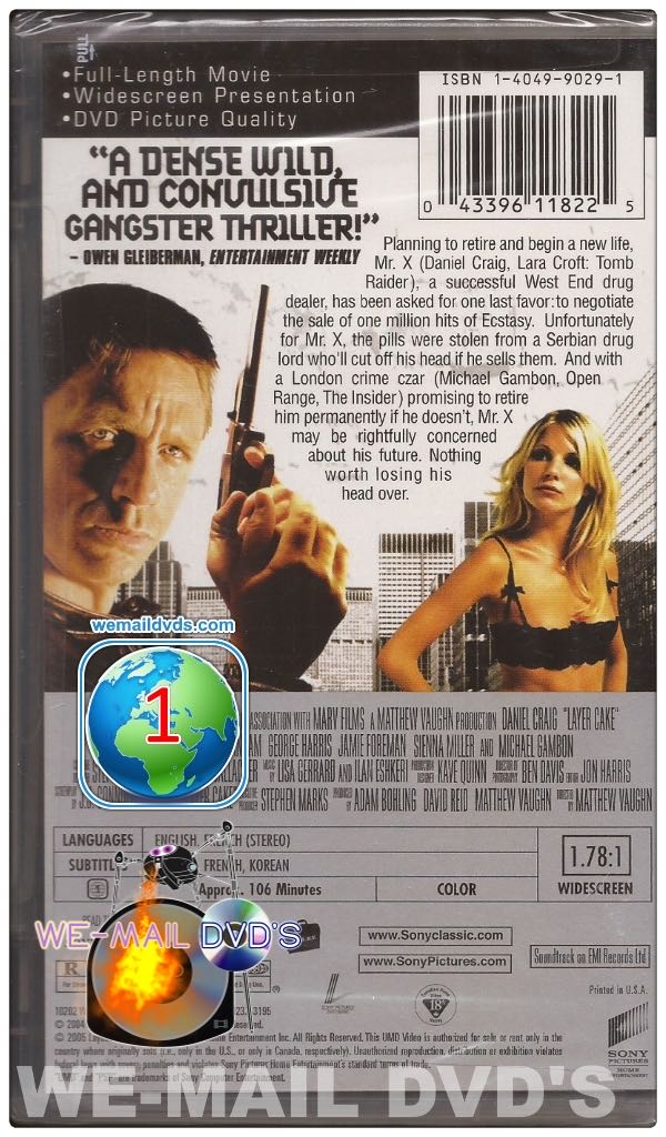 Layer Cake UMD movie collectible [Barcode 043396118225] - Main Image 2