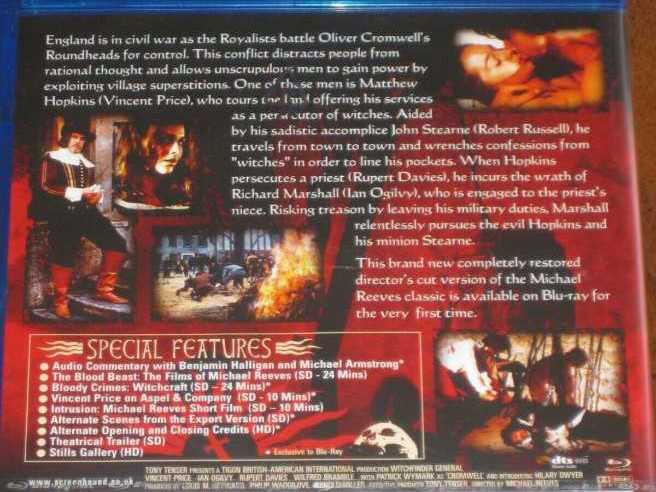 Witchfinder General  DVD movie collectible [Barcode 5014293147958] - Main Image 4