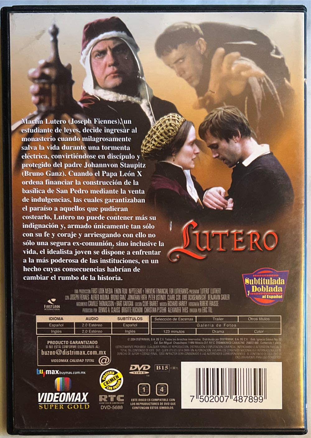 Luther DVD movie collectible [Barcode 7502007487899] - Main Image 2