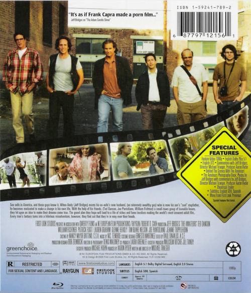 Amateurs, The Blu-ray movie collectible [Barcode 687797121561] - Main Image 2