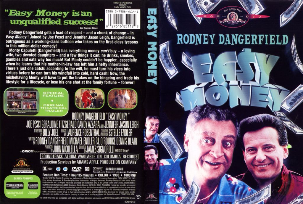 R. DANGERFIELD(1983)Easy Money 16mm movie collectible [Barcode 021616857185] - Main Image 2
