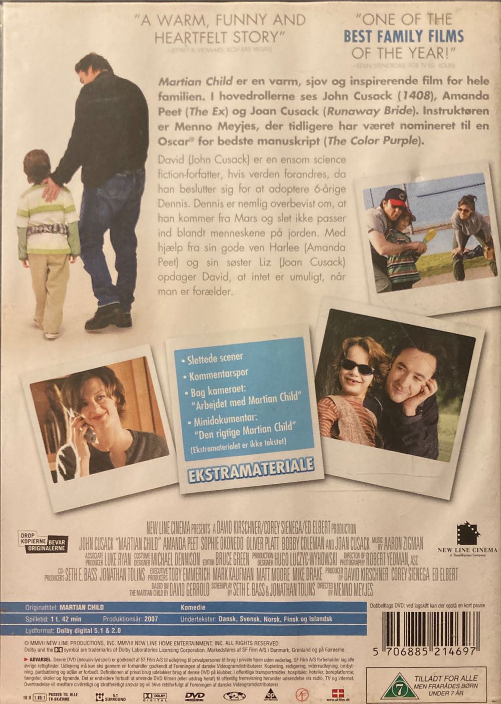 Martian Child DVD movie collectible [Barcode 5706885214697] - Main Image 2